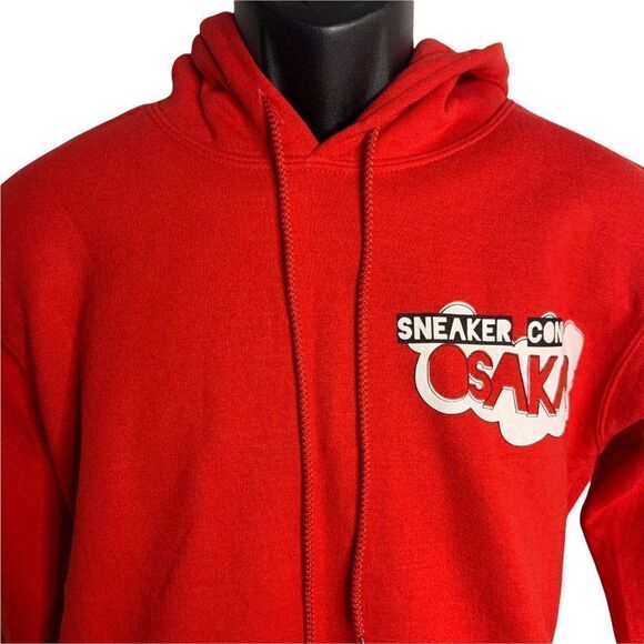 Sneaker Con Osaka Hoodie Sweatshirt M Red Lion Graphic Pullover Japan - Picture 2 of 8
